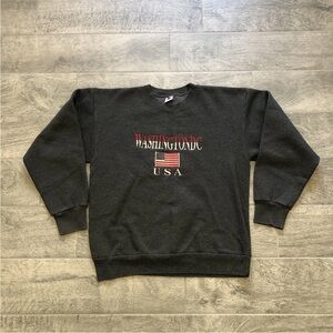 Vintage 90s Washington D.C. Sweatshirt Adults Sweater Size Large - Made in USA